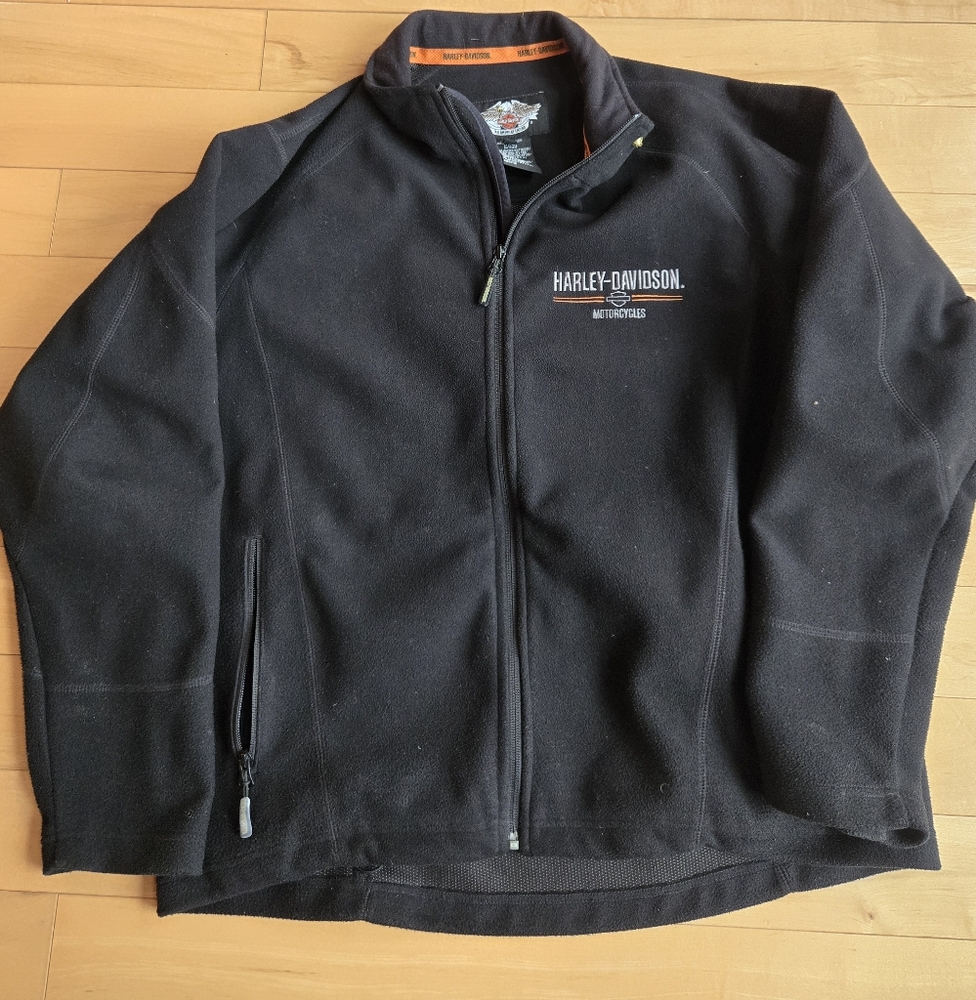 Harley-Davidson Black Performance Fleece Jacket